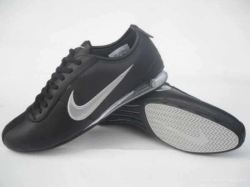 Nike Shox R2 chaussures noir argent (2)